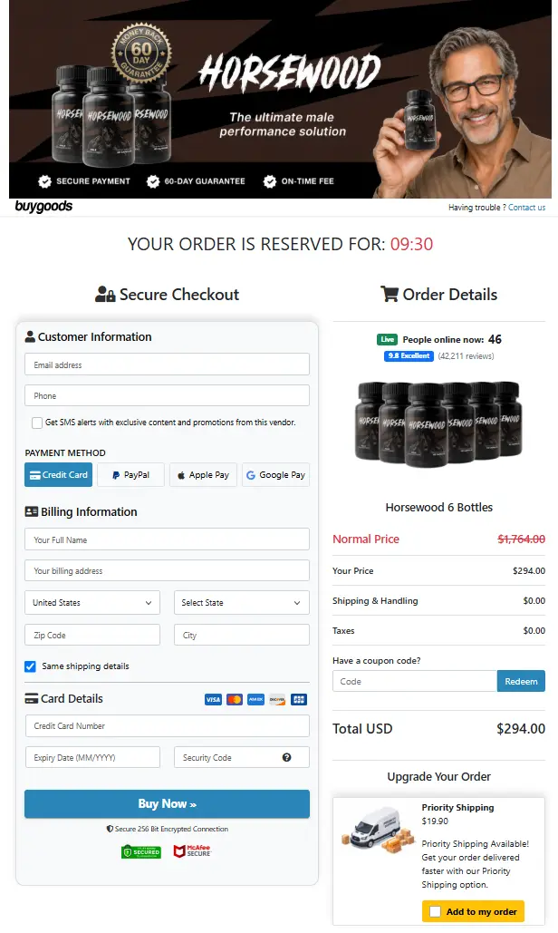 Horsewood-order-page